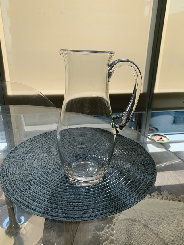 Fine Glass Water Pitcher, Carafe - Deluxe Quality - photo 2