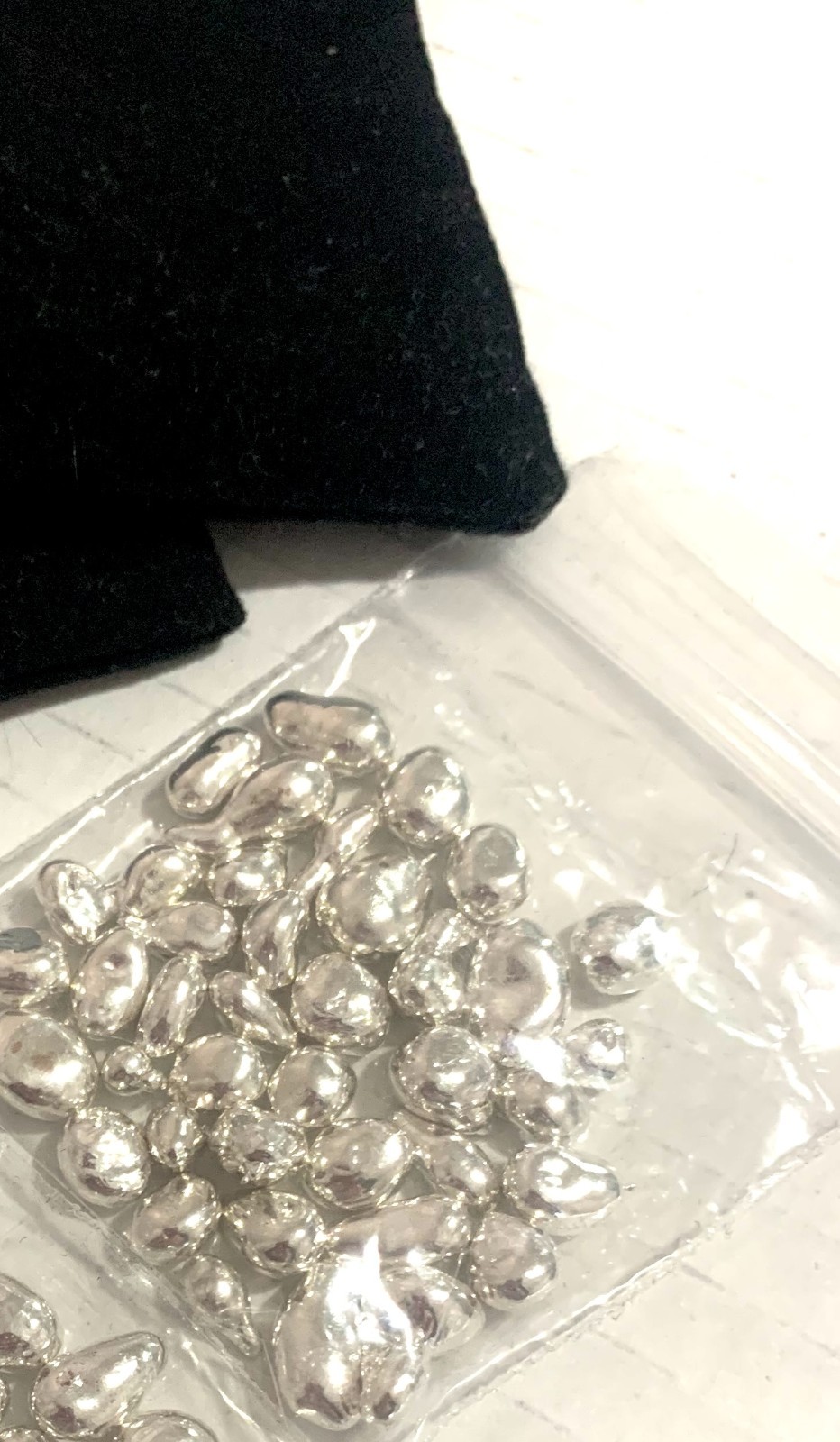 Scrap Silver Filled Bullion Nuggets - 1 Troy oz