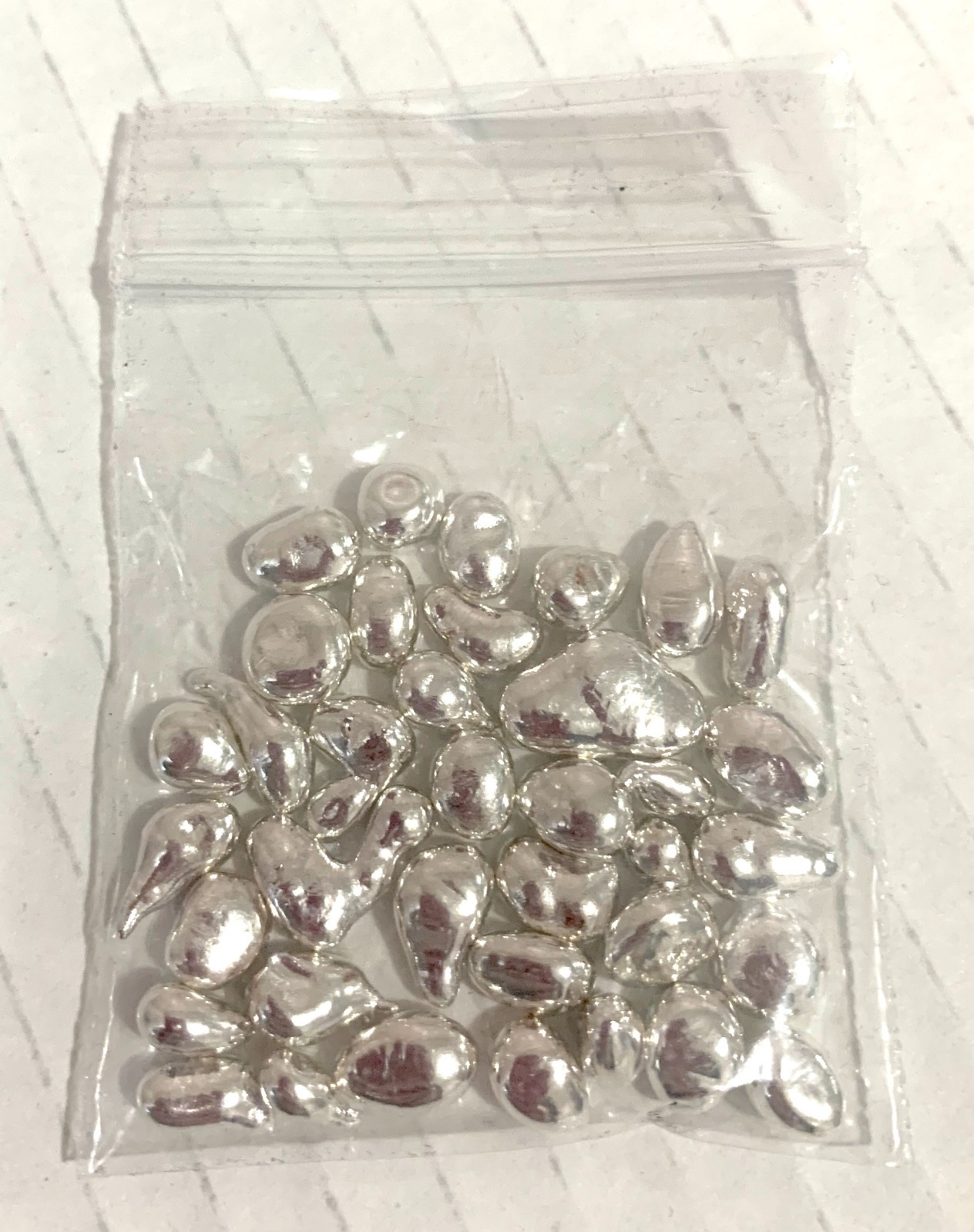 Scrap Silver Filled Bullion Nuggets - 1 Troy oz - photo 3