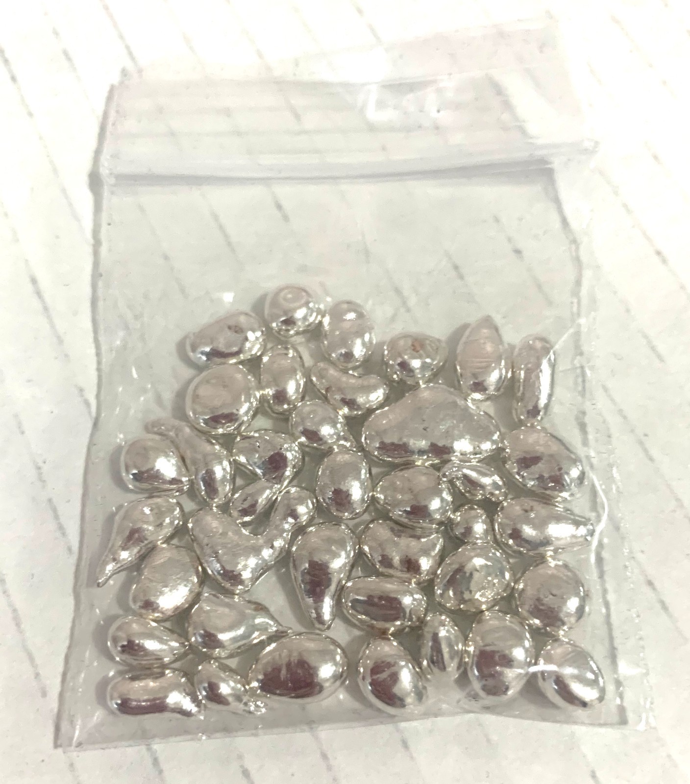 Scrap Silver Filled Bullion Nuggets - 1 Troy oz - photo 4