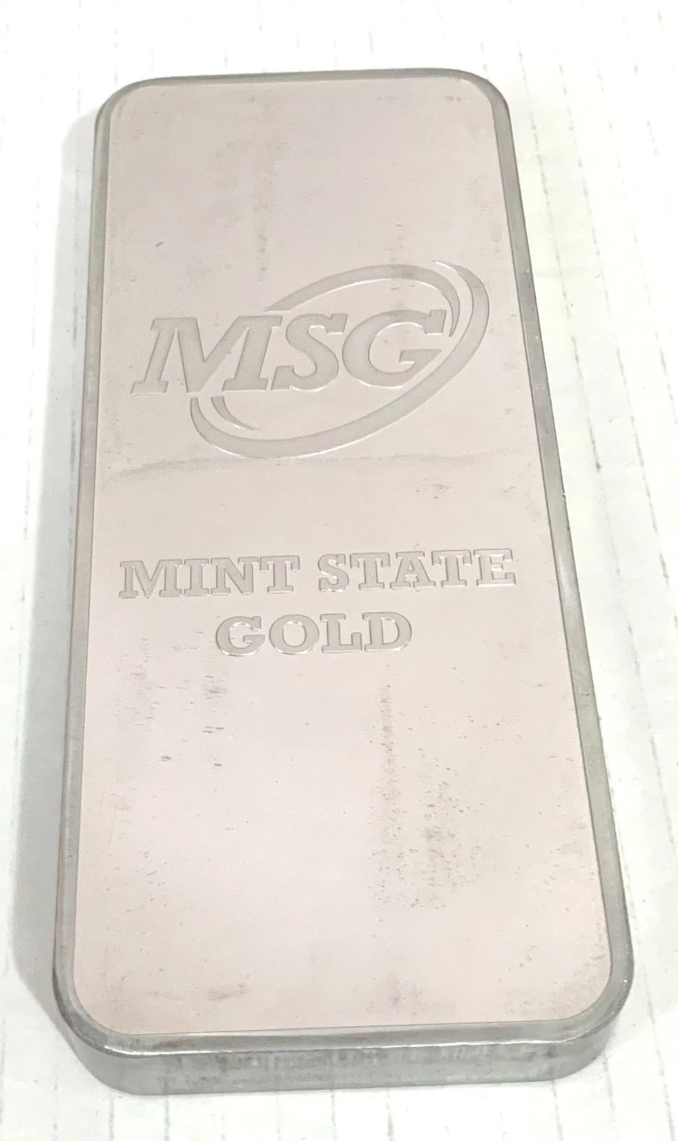 1 Pound .999 Fine Aluminum Bar - photo 2