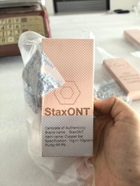 StaxONT 1kg Fine Copper Bar 999 Pure Copper - Solid Rectangular - photo 2