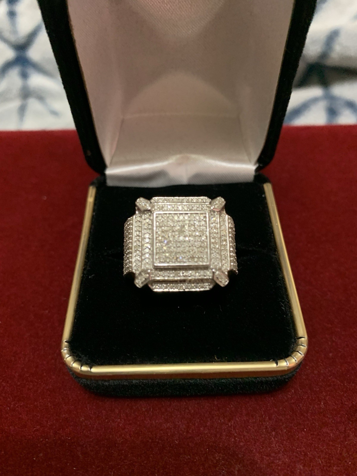 Men's 10K Gold Diamond Ring
