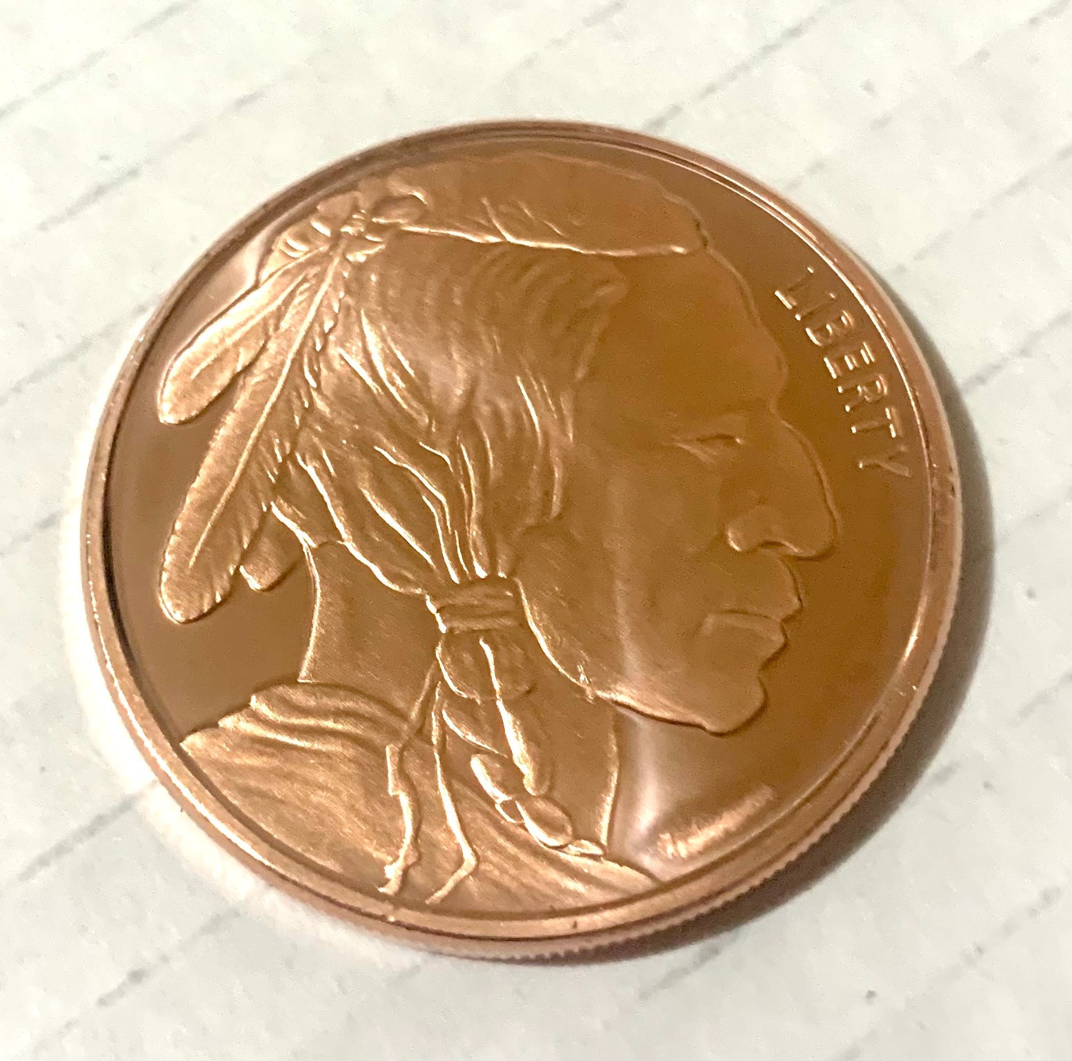 5 x 1oz Copper Coins – Mixed Designs - photo 5