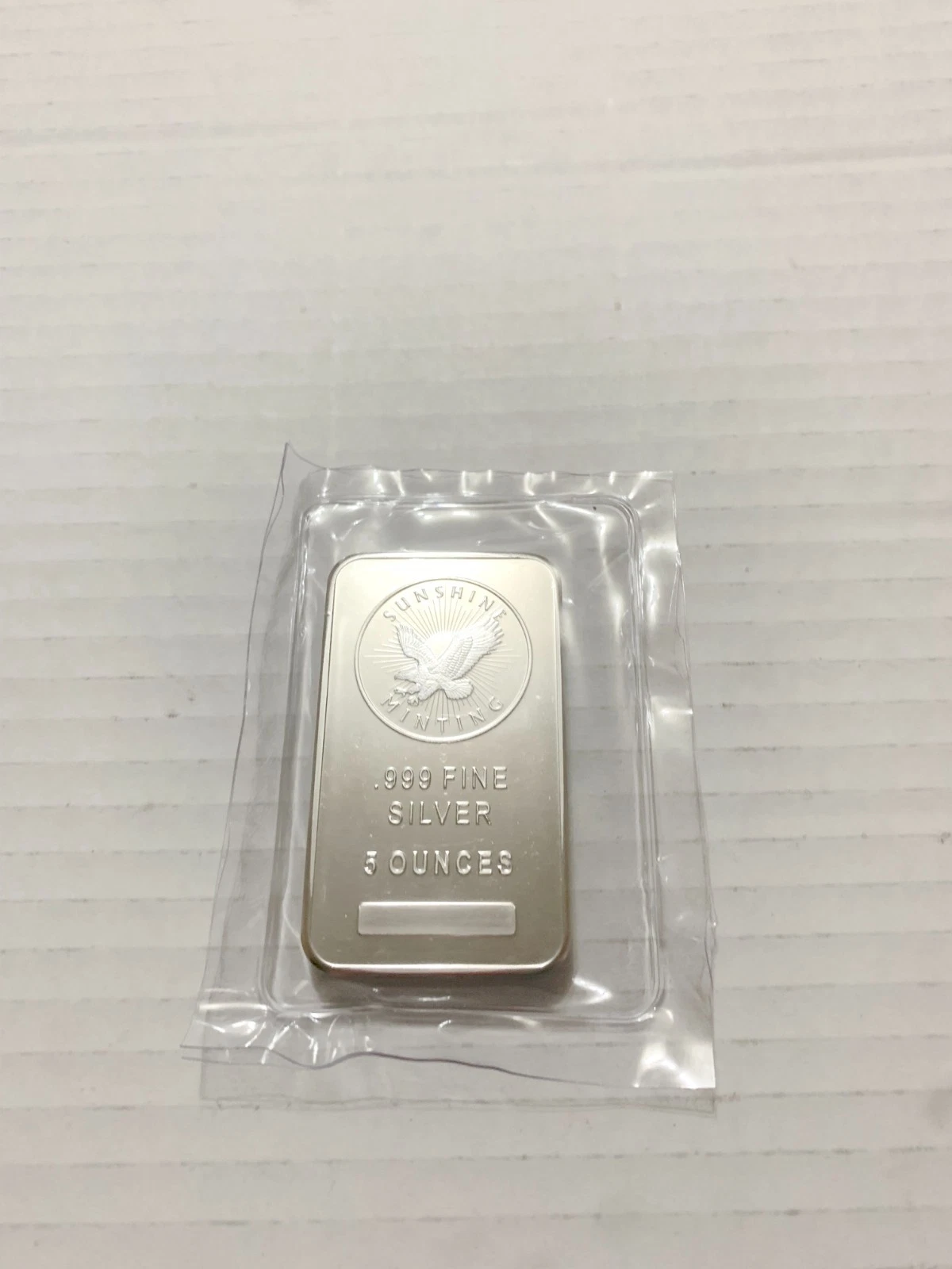 5 oz .999 Fine Silver Bar - Sunshine Mint - photo 2