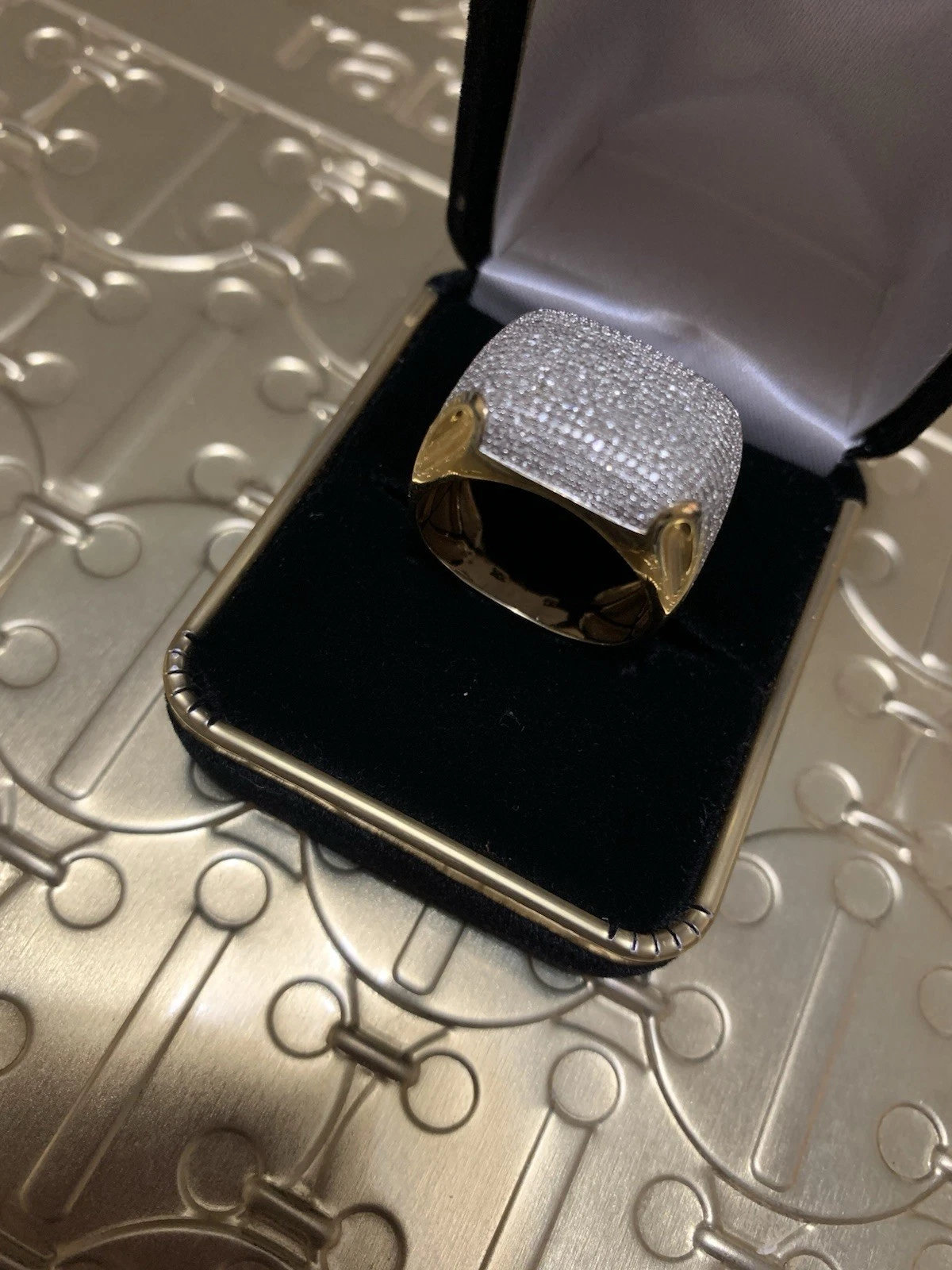 Men's 10K Gold VVS Diamond Ring
