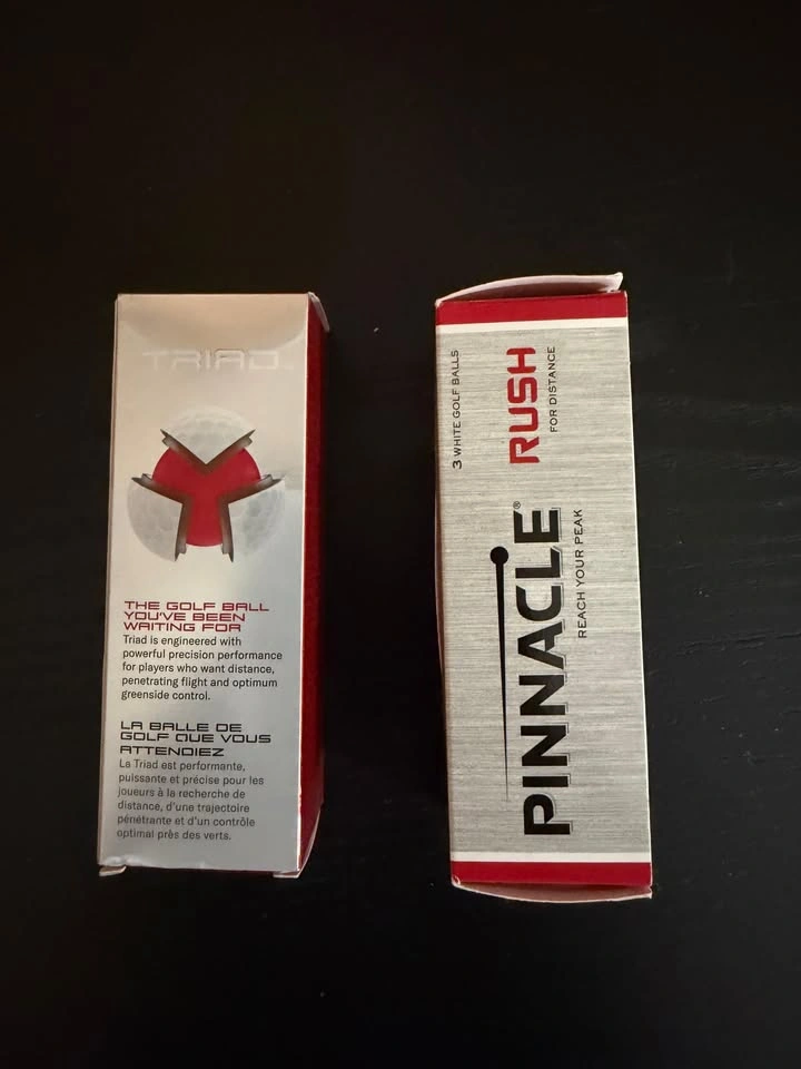 Golf Balls – Wilson Triad & Pinnacle Rush (3-pack each) - photo 2