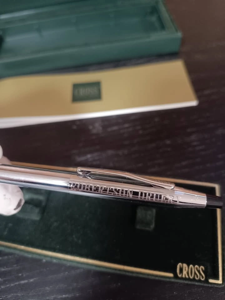 Cross Ballpoint Pen - Silver Finish w/ Case - photo 2