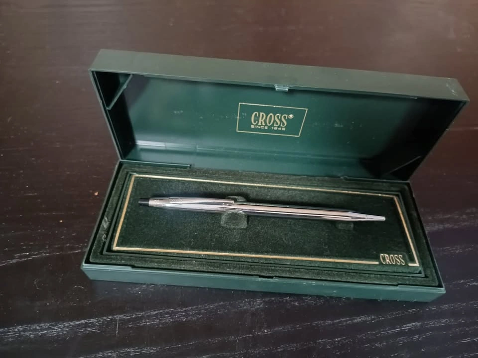 Cross Ballpoint Pen - Silver Finish w/ Case - photo 3