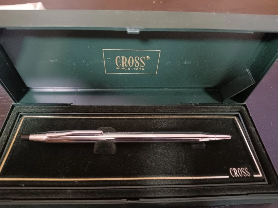 Cross Ballpoint Pen - Silver Finish w/ Case - photo 4