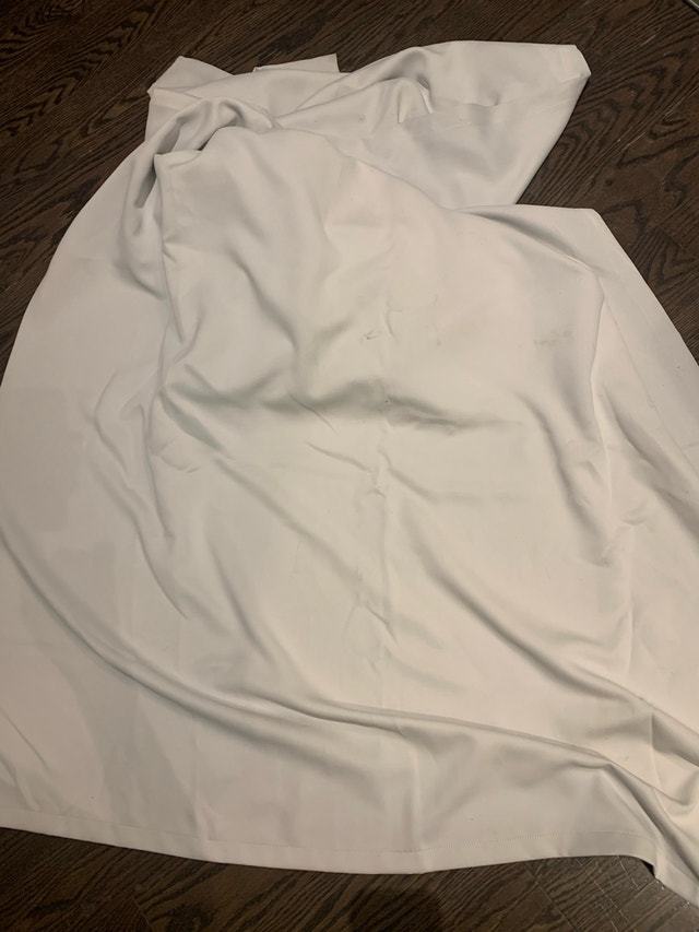 Complete Blackout Curtain Fabric - White
