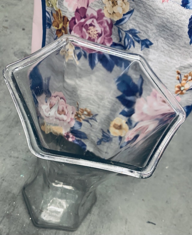 xl vase glass flower vase holder - photo 2