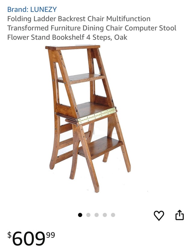 Library Ladder Chair Wood Quality - photo 2