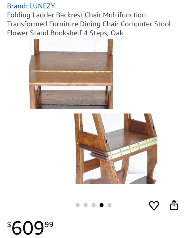 Library Ladder Chair Wood Quality - photo 3