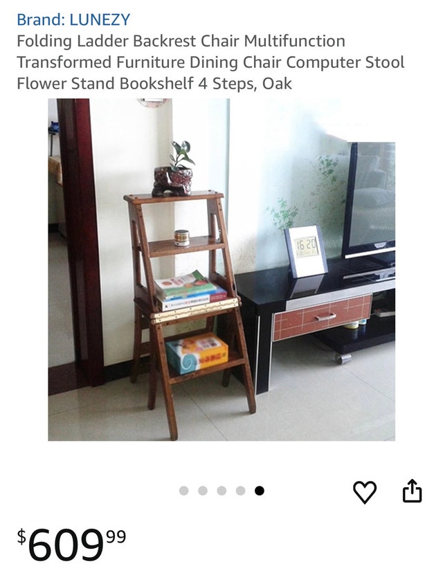 Library Ladder Chair Wood Quality - photo 4