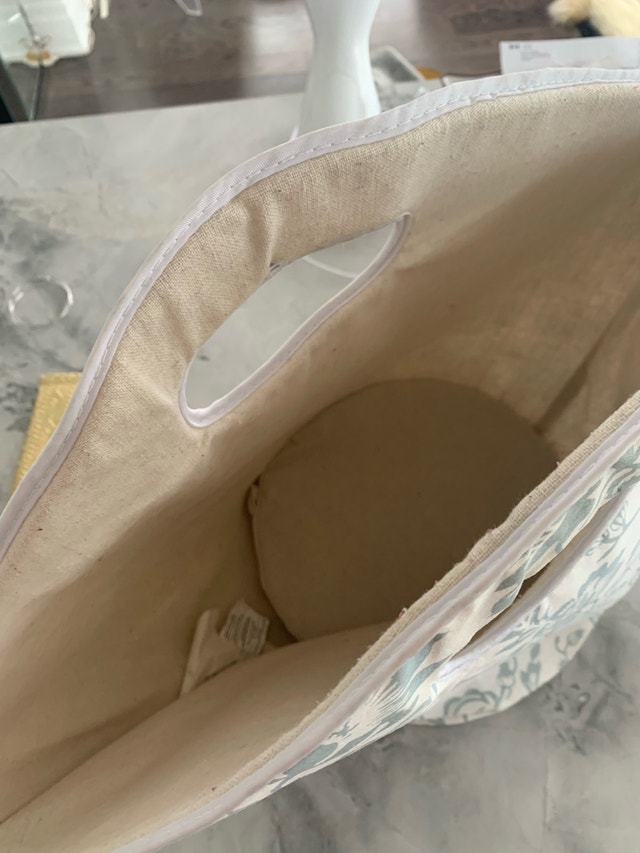 Laundry Bag/Basket - Large Cotton with Beautiful Print - photo 3