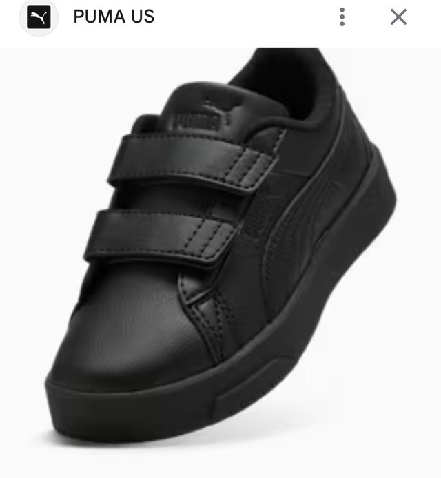 Puma Sneakers Runners Kids Size 1 Black
