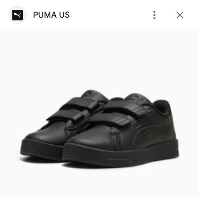 Puma Sneakers Runners Kids Size 1 Black - photo 3
