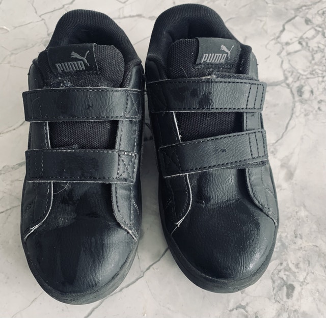 Puma Sneakers Runners Kids Size 1 Black - photo 4