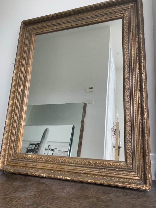 Huge Gold Mirror - Vintage Look