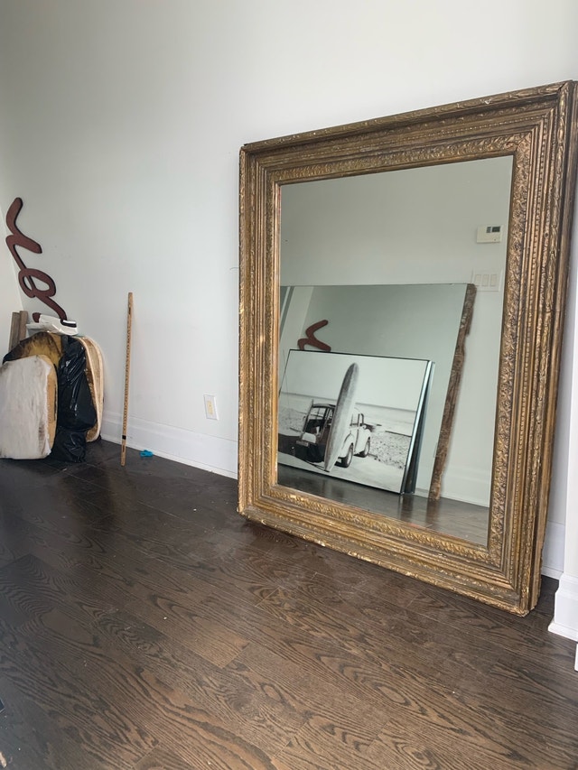Huge Gold Mirror - Vintage Look - photo 2