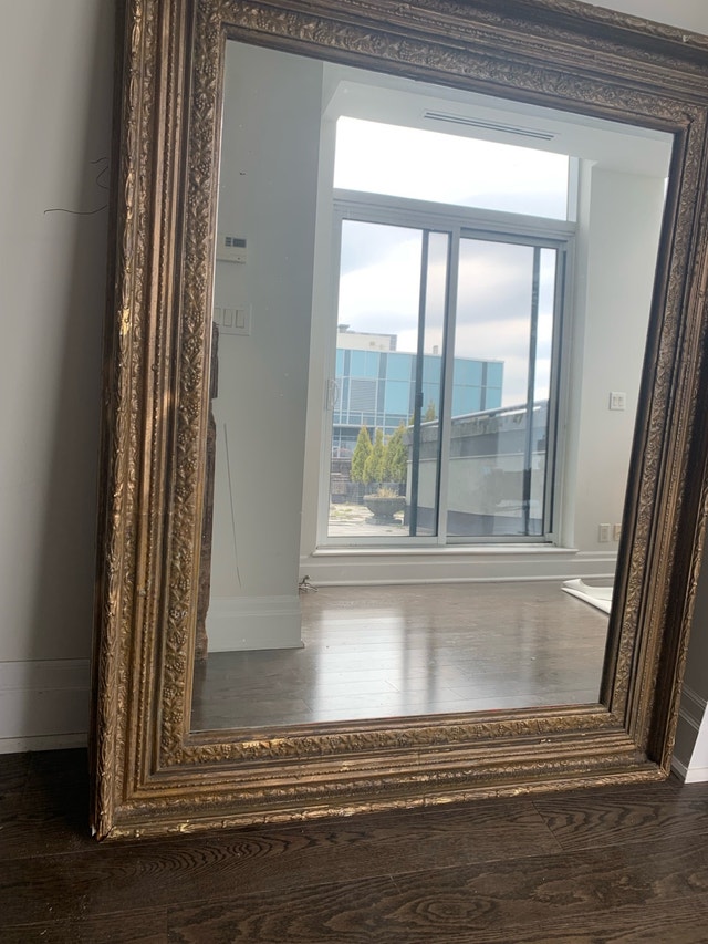 Huge Gold Mirror - Vintage Look - photo 3