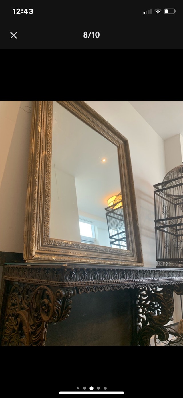 Huge Gold Mirror - Vintage Look - photo 4