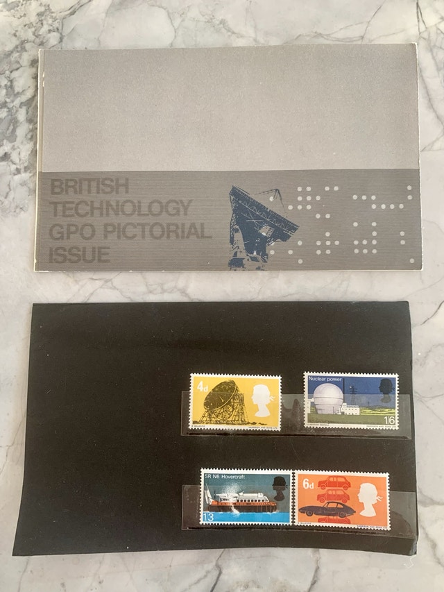 British E-Type Jaguar Technology Series Collector Stamps - photo 2