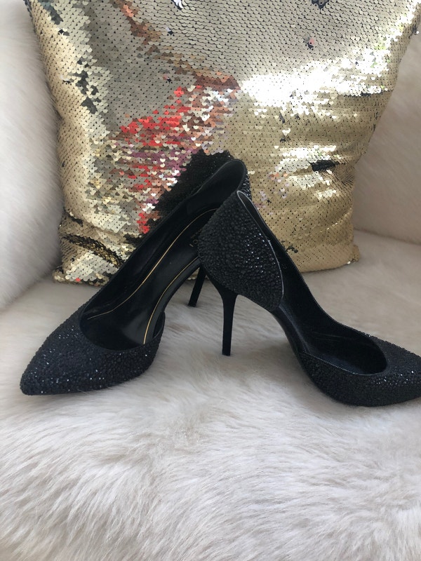 GUCCI Authentic Stiletto heels swarovski gem high heels New