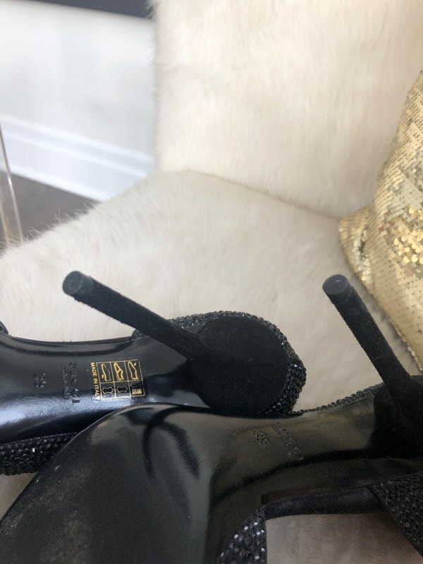 GUCCI Authentic Stiletto heels swarovski gem high heels New - photo 4