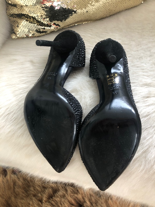 GUCCI Authentic Stiletto heels swarovski gem high heels New - photo 5