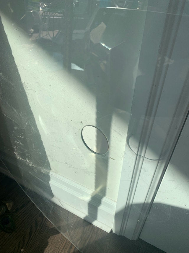Round Glass for Patio Umbrella Table - 43" Diameter