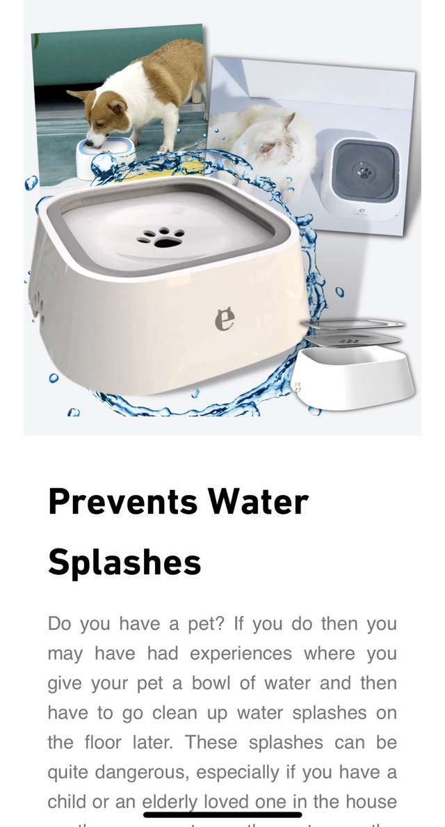 Dog bowl no splash - photo 5