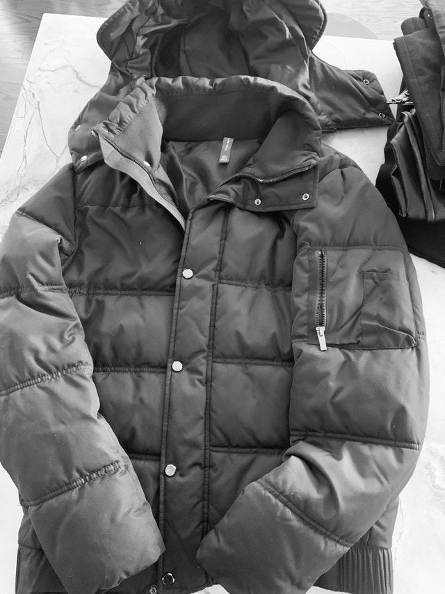 Zara Puffer Parker Men's Large New