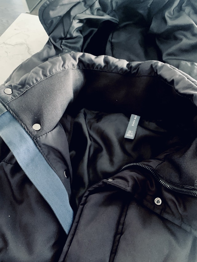 Zara Puffer Parker Men's Large New - photo 3