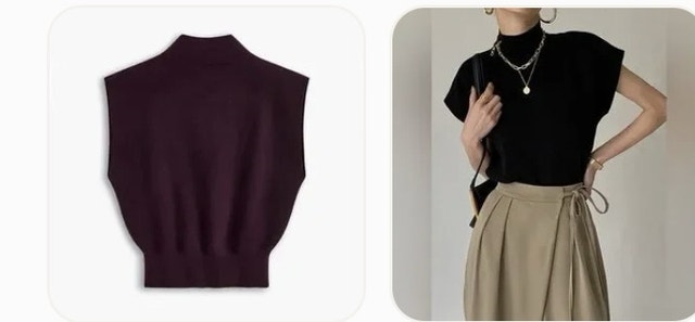 New Black Batwing Turtle Neck Top - photo 2