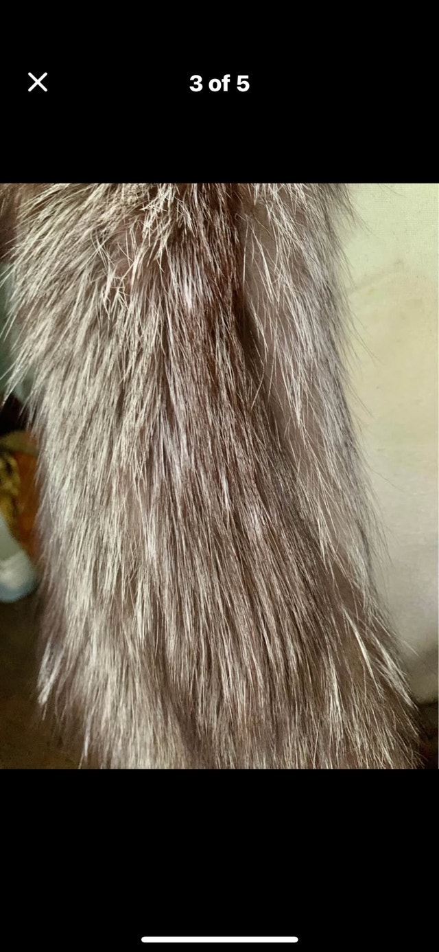 Fox Fur Real Vest Wool Knitted Gorgeous - photo 2