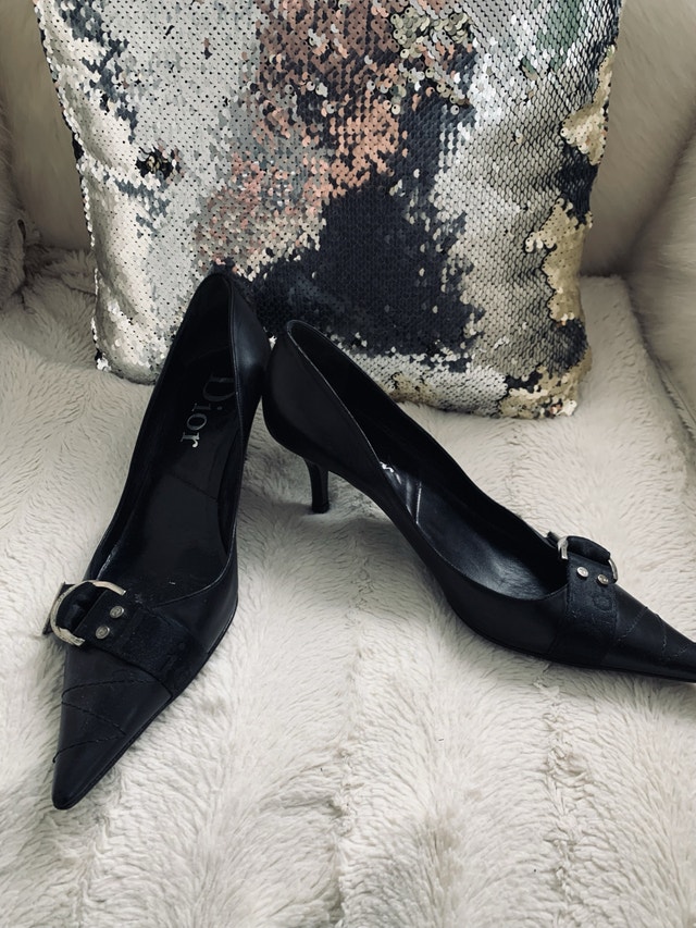 Heels stilettos Dior authentic leather 8.5