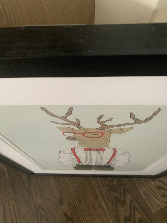 Framed Deer Man in Tuxedo Print - Large - photo 5
