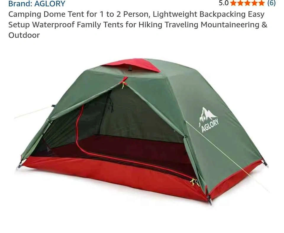 2 Person Camping Tent - New