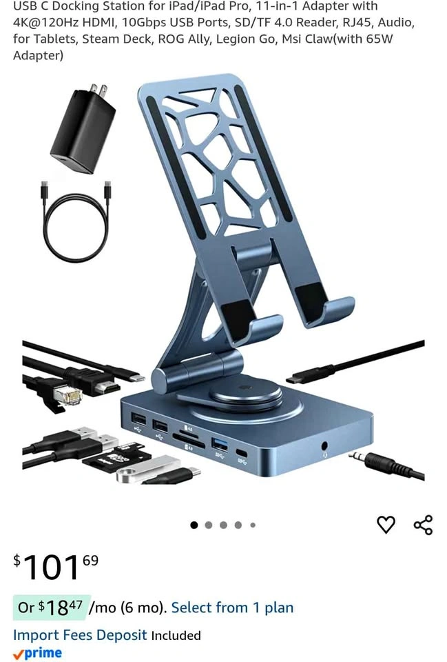 iPad Docking Station - New