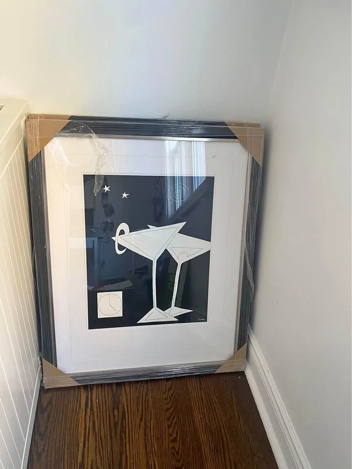 New set of Cocktail Frame Art