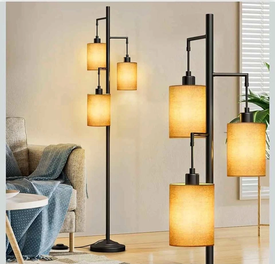 CNXIN 3 Lights Boho Floor Lamp