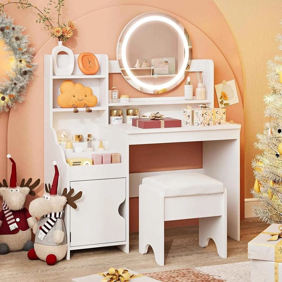 Vabches Kids Vanity with Lights