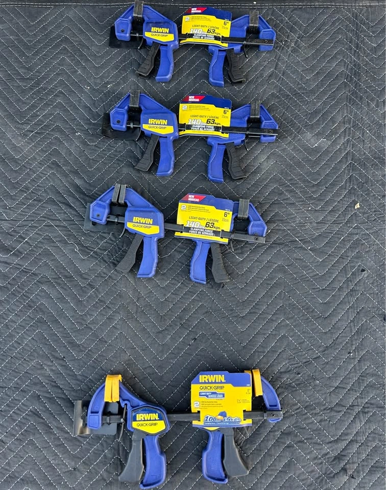 8 NEW Irwin Quick-Grip 6" Bar Clamps - photo 2