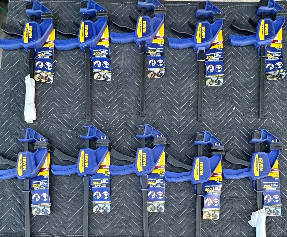 10 NEW Irwin Quick-Grip 12" Bar Clamps
