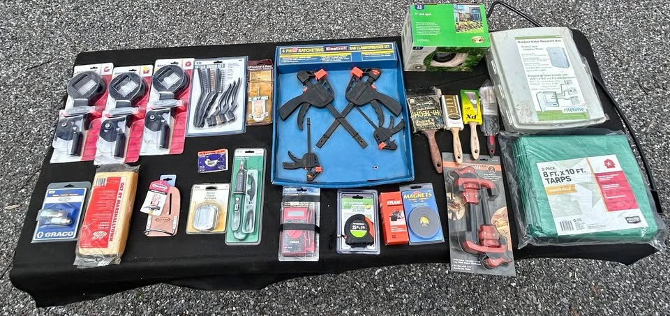 24-Piece Tool & Home Lot - FRAM, Graco, McGuire-Nicholas