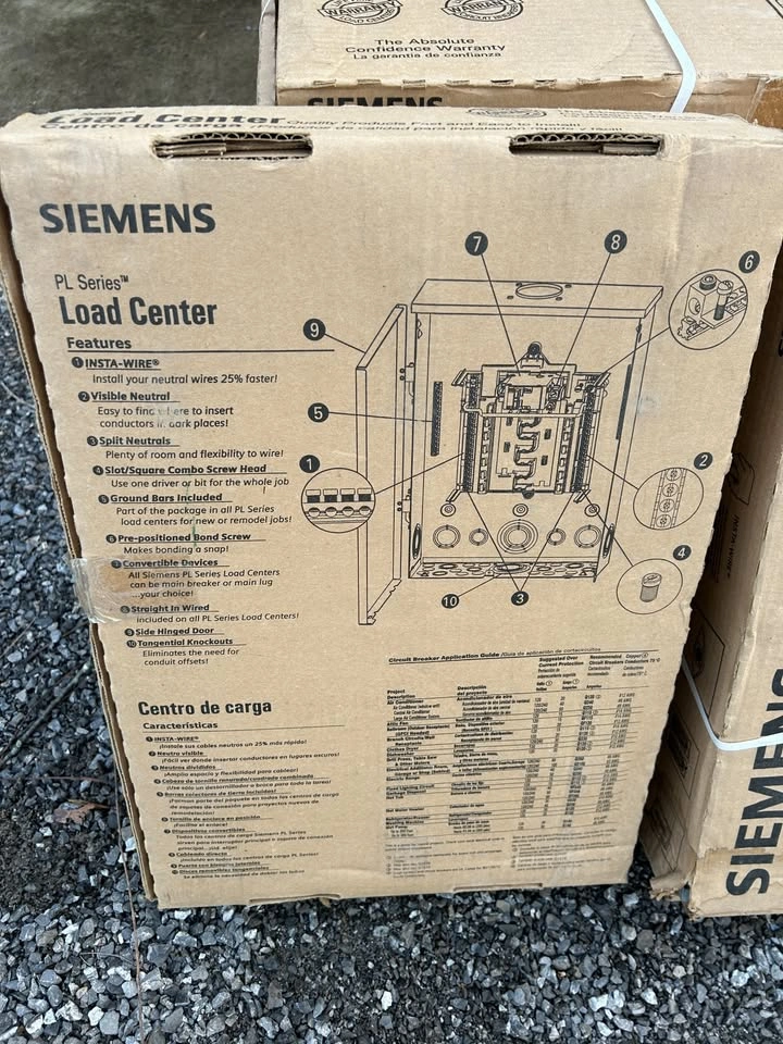 Siemens 125 Amp Outdoor Load Center (3 Avail) - photo 4
