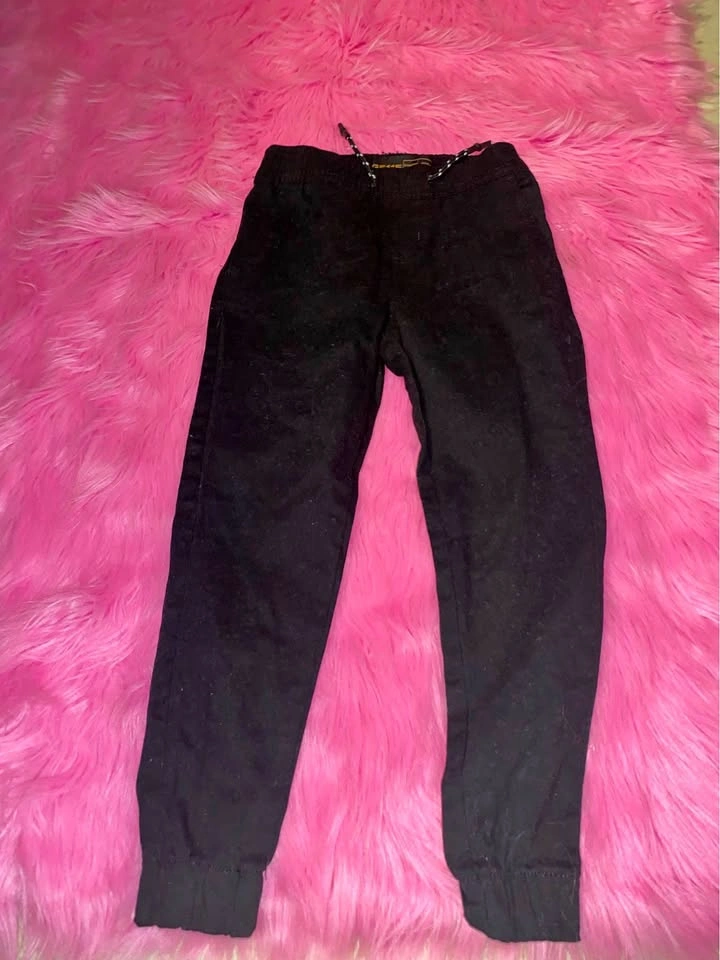 Black joggers kids Size 4