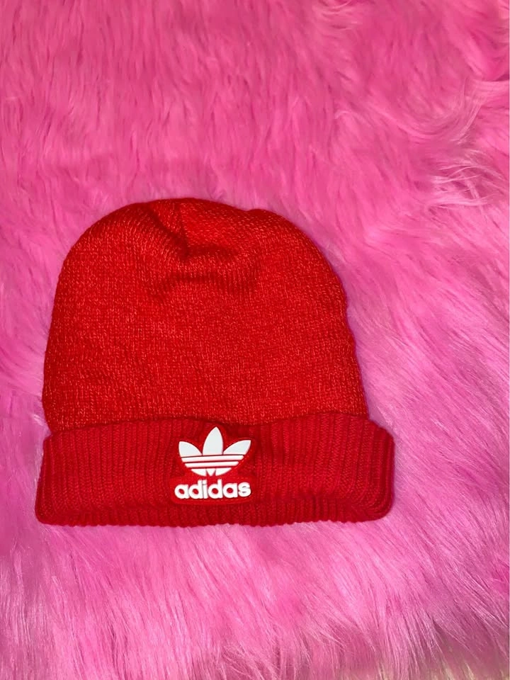 Adidas Red Beanie & Fire Truck Baseball Cap